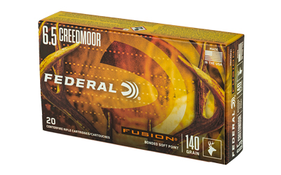 Federal Fusion 6.5 Creedmoor 140 gr Fusion Soft Point 20rd box