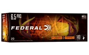 Federal Fusion Tipped 6.5 PRC 140gr polymer-tip rifle ammunition 20-round box