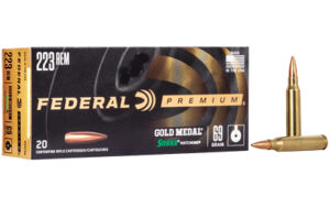 Federal Gold Medal .223 Rem 69gr Sierra MatchKing BTHP ammunition 20rd box