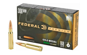 Federal Gold Medal .308 Win 168gr Sierra MatchKing BTHP ammunition 20rd box