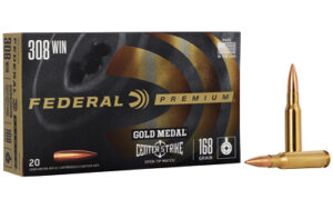 Federal Premium Gold Medal CenterStrike .308 Winchester 168gr OTM 20-round box