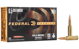 Federal Gold Medal 6.5 Creedmoor 130gr Berger Hybrid 20rd box product image