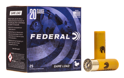 Federal Ammunition 20 Gauge – 25rd