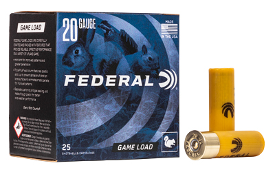 Federal Ammunition 20 Gauge – 25rd