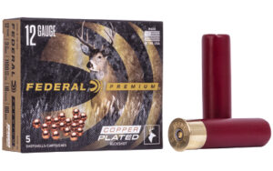 Federal Premium Vital-Shok 12ga 3.5in #00 Buckshot 5-round box