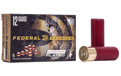 Federal Ammunition 12 Gauge 00 BUCK – 5rd