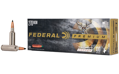 Federal Premium Trophy Copper .270 WSM 130gr 20rd box