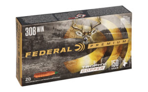Federal Premium Trophy Copper .308 Win 150 gr 20 rd box