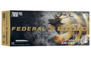 Federal Premium Terminal Ascent 7mm PRC 170gr ammunition 20-round box