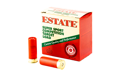 Estate Super Sport 12ga 2.75in 1 oz #8 shot 25-count box