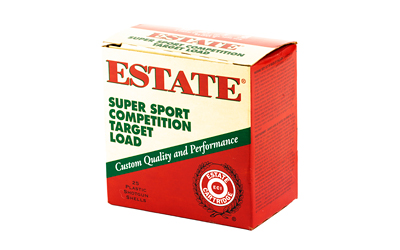 Estate Super Sport 12ga 2.75in 1 oz #8 shot 25-count box