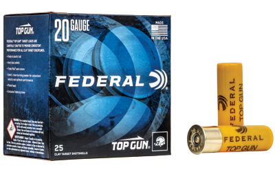 Federal Top Gun 20 Gauge 2-3/4 in 7/8 oz #7.5 shotshell box 25 rounds