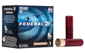 Federal Speed-Shok 12ga 3-1/2" 1-3/8oz #2 Steel Shot 25rd box product image