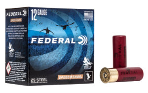 Federal Speed-Shok 12ga 3in BB 1-1/4oz steel shot 25-count box