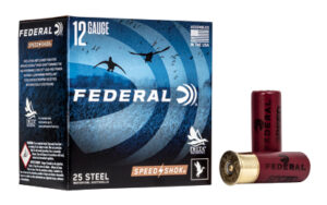 Federal Speed-Shok 12ga 2-3/4in #4 steel 1-1/8oz 25rd box
