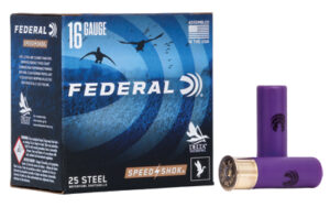 Federal Speed-Shok 16ga 2.75in 15/16oz #4 steel shot 25rd box