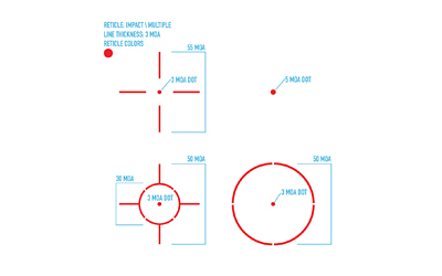 Firefield Impact XLT Reflex Sight — 3 MOA Multi-Reticle - Alexander's