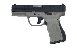 FMK Mach 9 G3 9mm pistol titanium gray optic-ready side view