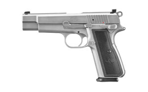 FN High Power 9mm 4.7-inch stainless pistol with two magazines