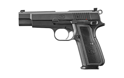 FN High Power 9mm pistol with 4.7-inch barrel, black PVD finish and polymer grips