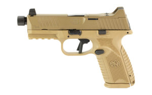 FN 509M Midsize Tactical 9mm 4.5in FDE handgun with magazines