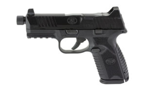FN 509M Tactical 9mm with 4.5-inch threaded barrel, optics-ready, includes five magazines, black finish