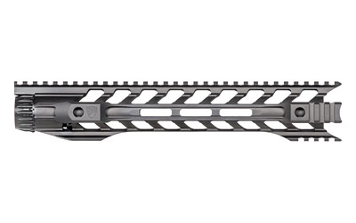 Fortis Night Rail 12 inch M-LOK handguard in black with full-length Picatinny top