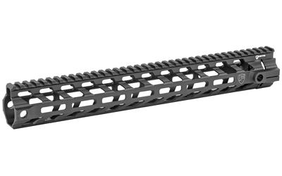Fortis REV II 13.8 in M-LOK free-float handguard in black with continuous Picatinny top