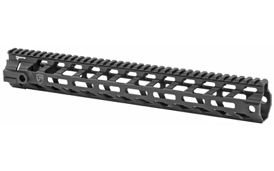 Fortis REV II 13.8 in M-LOK free-float handguard in black with continuous Picatinny top