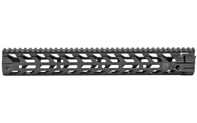 Fortis REV II 13.8 in M-LOK free-float handguard in black with continuous Picatinny top
