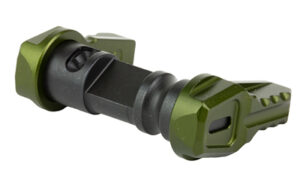 Fortis SLS Fifty ambidextrous safety selector in Olive Drab Green, anodized finish