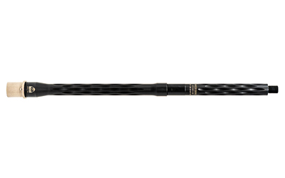 Faxon Match 16-inch flame-fluted 1-8 .223 Wylde nitride barrel, black