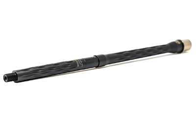 Faxon Match 16-inch flame-fluted 1-8 .223 Wylde nitride barrel, black