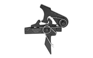 Geissele SD-E Super Dynamic Enhanced two-stage flat trigger, black steel, Mil-Spec