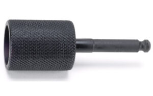 GG&G Benelli M4 Charging Handle in black with heavy knurling