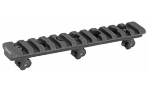 GG&G UFIR under foregrip integrated Picatinny rail in matte black for AR-15 M16 handguards