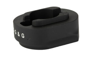 GG&G Beretta stock adapter in black matte finish, shown with Magpul SGA interface