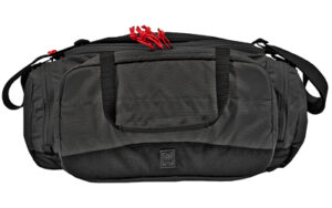 Grey Ghost Precision Range Bag, black with red zipper pulls, 1260 cu in, 500D Cordura