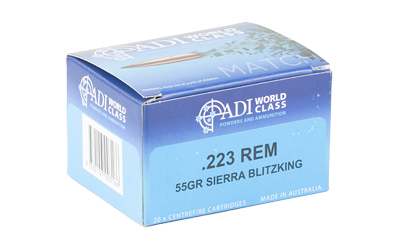 ADI Sierra BlitzKing .223 Rem 55gr Boat Tail 20rd box