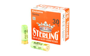 Box of Sterling Exclusive Series 12ga 2.75in #6 shot shells