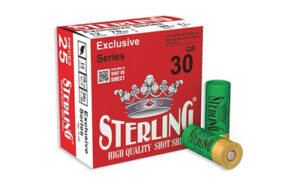 Sterling Exclusive Series 12 Gauge 2.75 inch #8 shot shells box