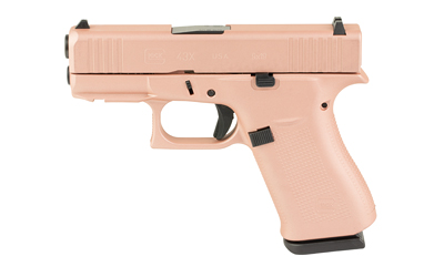 Glock 43X 9mm Rose Gold Skydas Cerakote slimline rail 3.41 inch barrel