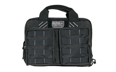 GPS Tactical Quad +2 Range Bag — Holds 6 Handguns, Black - Alexander's