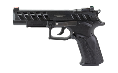 Grand Power X-CALIBUR MK23 9mm pistol, black, adjustable rear sight, red fiber-optic front