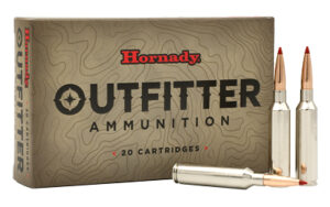 Box of Hornady Outfitter 7mm PRC 160gr CX rifle ammunition, 20 rounds