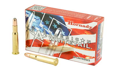 Hornady American Whitetail 30-30 Win 150gr InterLock round-nose ammunition box