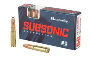 Hornady Subsonic .300 AAC Blackout 190 gr Sub-X 20 round box