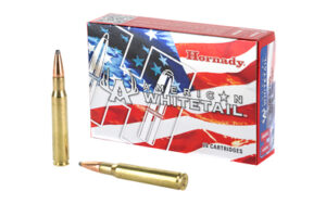 Box of Hornady American Whitetail .30-06 Springfield 150 grain InterLock SP, 20 rounds