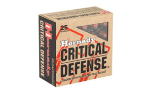Hornady Critical Defense 9mm 115gr FTX 25-round box