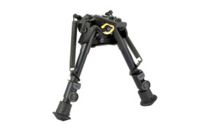 Harris S-BRM Bipod M-LOK mount, 6-9 inch, black, rubber feet